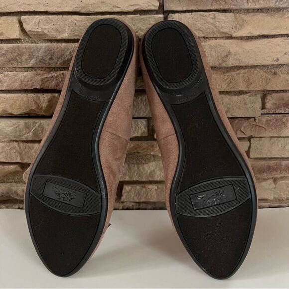 LifeStride Renada Preppy Suede Vegan Bow Mocha Mousse Flat Loafer Small Spot -8M - Picture 14 of 15